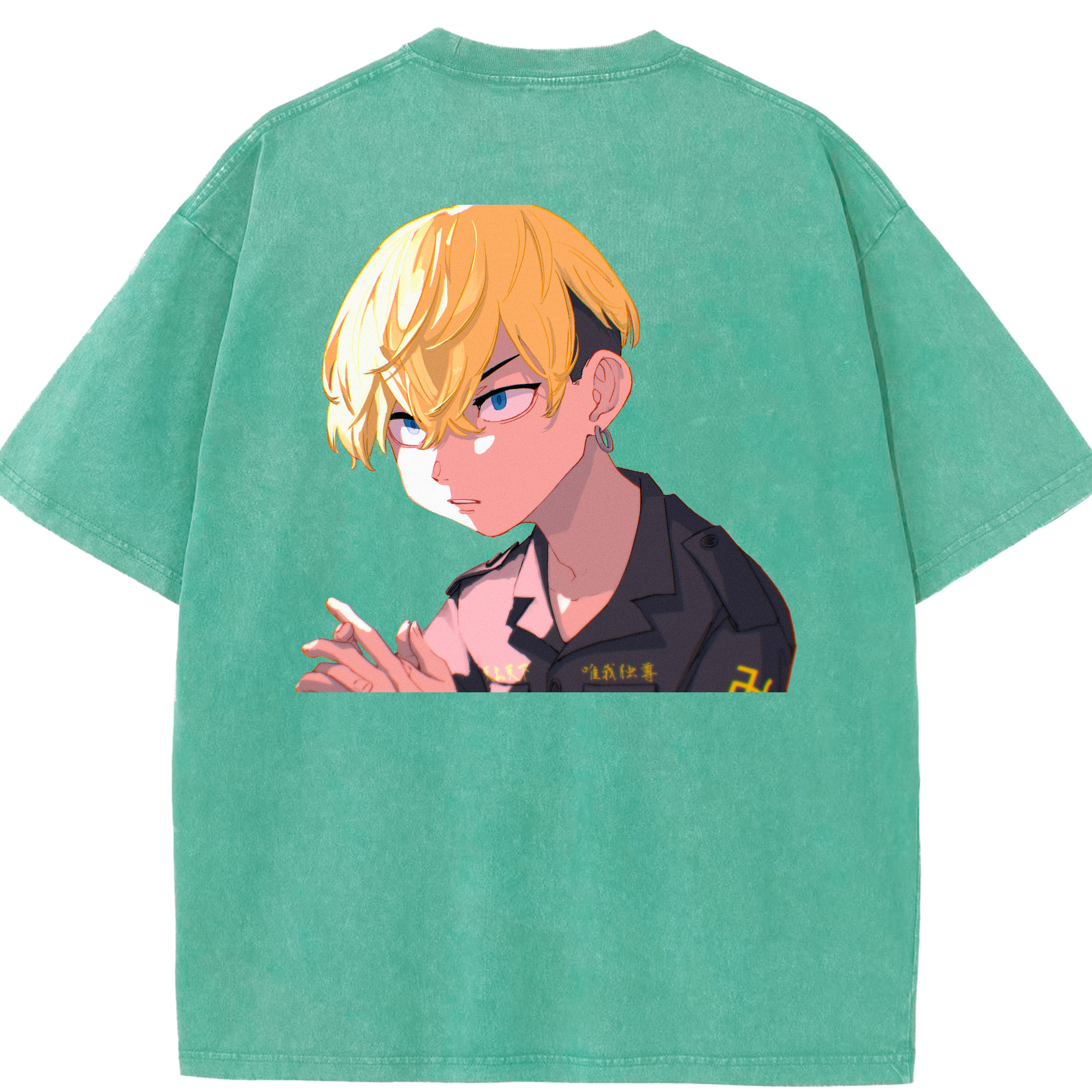 （画像用） 東京リベンジャーズ Tokyo Revengers 綿100% ヴィンテージ風 半袖Tシャツ（背面プリント）